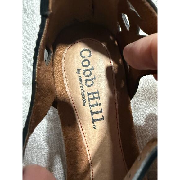 Cobb Hill New Balance Strappy Fisherman Sandals Flats Leather Womens Sz 9 Black - Picture 7 of 10